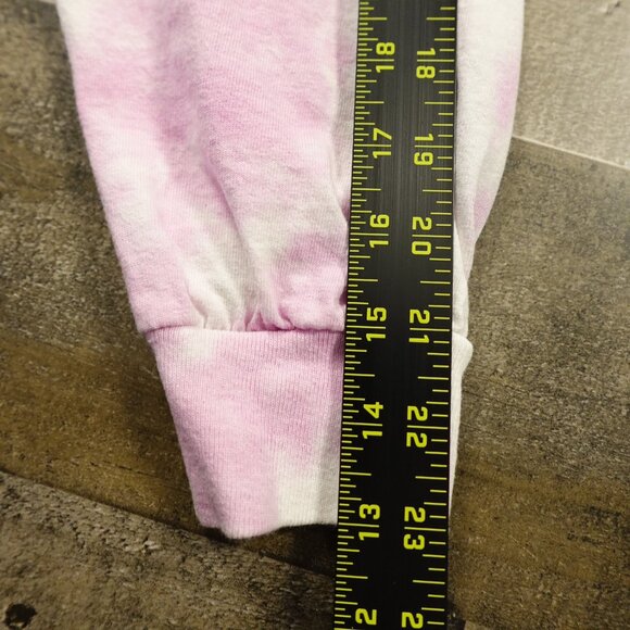Hatsune Miku Tie-Dye Long Sleeve Graphic Tee Unisex Large Pink White Tie Dye - Picture 9 of 10